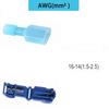 200 Pieces 100 Pairs T Type Wire Connector Kit Flat