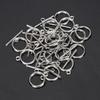 100 Sets Toggle Clasps Alloy 2mm OT Buckle   Jewelry Making Supplies for Necklace Bracelet