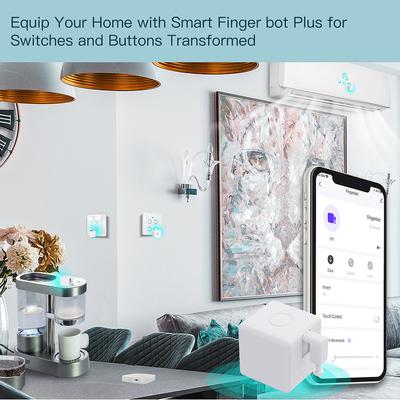 Tuya APP Bot Button Pusher Bluetooth-compatible 4.2 Timing Finger Smart Control Voice Control Button Pusher Smart Home Supplies