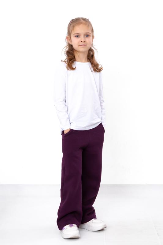 Pants – Girls' Palazzo Casual Loose Fit, Soft Fabric & Elastic Waist, Winter 6437-025 HC