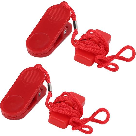2pcs Treadmill Magnet Key Automatic Treadmill Magnet Security Lock Easy Use Universal Universal Magnet Safety Key for Exercise Machine(14 * 35mm