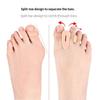 1Pair Silicone Thumb Valgus Toe Separator Soft Shock-Absorbing Massage Forefoot Pad With Holes  Bunion Corrector