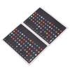 2Pcs Ukulele Fretboard Stickers Chord Fret Note PVC Finger Guide for Beginner Concert