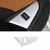 Silver ABS Tailgate Rear Door Switch Cover Trim For BMW 5 Series G30 2018-
