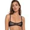 S-3XL Sheer Mesh Bralette Top Wirefree Unlined Mini Lingerie Nightwear for Dating Night Sleepwear
