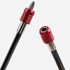 100mm Rod Self-locking Extension Rod Red Handle Hexagonal Handle Screwdriver Set  Professional Use
