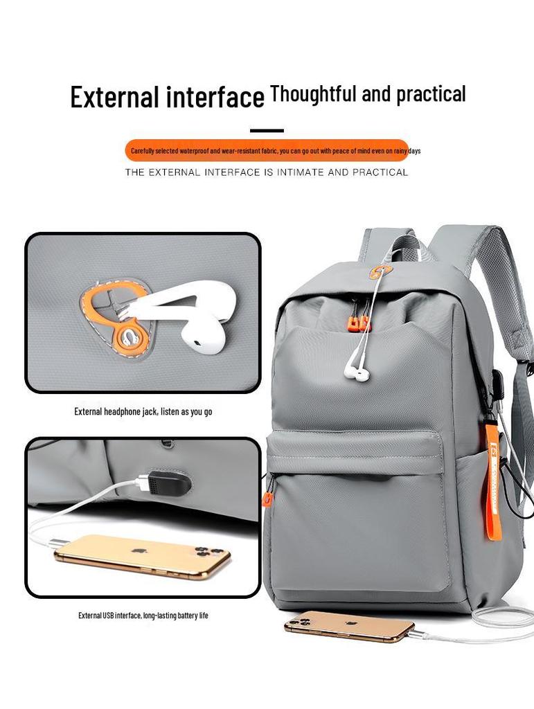 Multi-Purpose Men's Laptop Backpack – Large Capacity for Business, Travel, and School