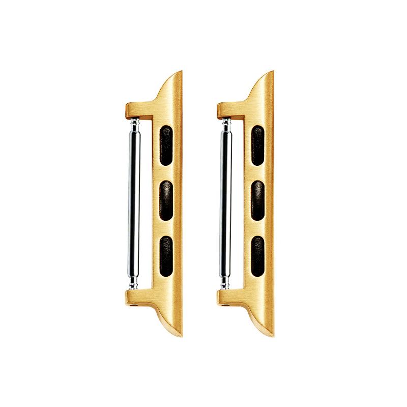 Connettore per cinturini Apple Watch Serie 9 8 7 6 5 4 SE 44mm 41mm 45mm Ultra 2 49mm Barra a molla Metallo