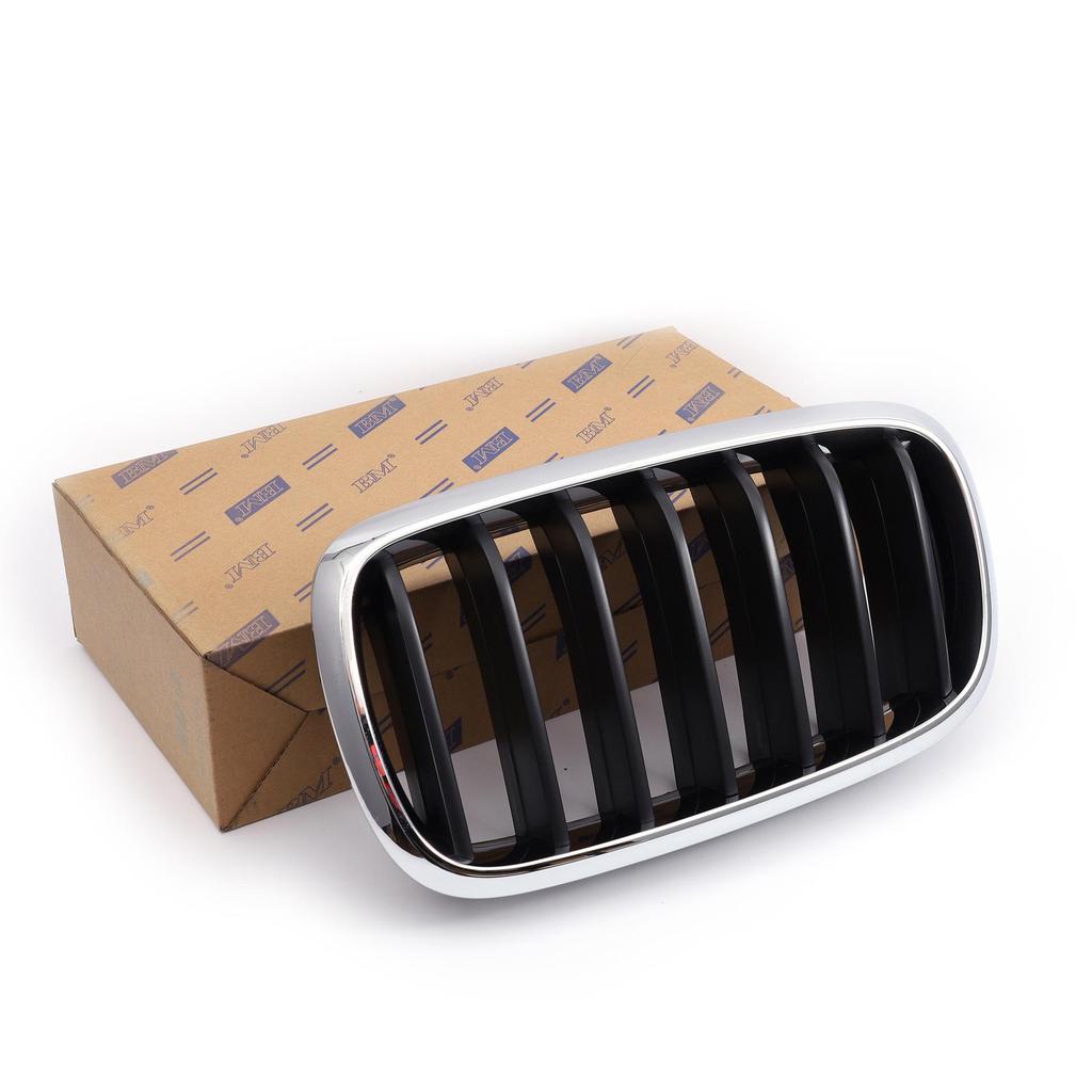 Griglia per BMW - Esterno Semi-Galvanizzato, Interno Nero (Parte 51137294485)
