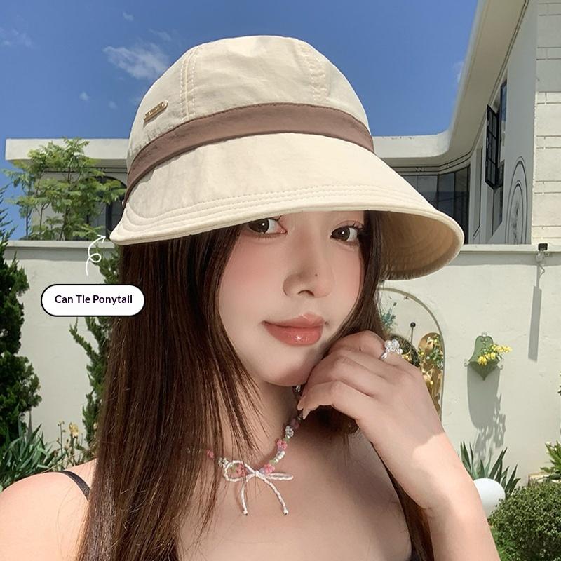 Womens Adjustable Fisherman Hat Wide Brim UV Blocking Sun Hat Lightweight Travel Casual Cap for Beach Outdoor Use