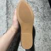 Botas de Cano Curto para Mulheres Bico Redondo Zíper Lateral Salto Grosso Botas Femininas Tamanho Grande Botas da Moda Sapatos Femininos