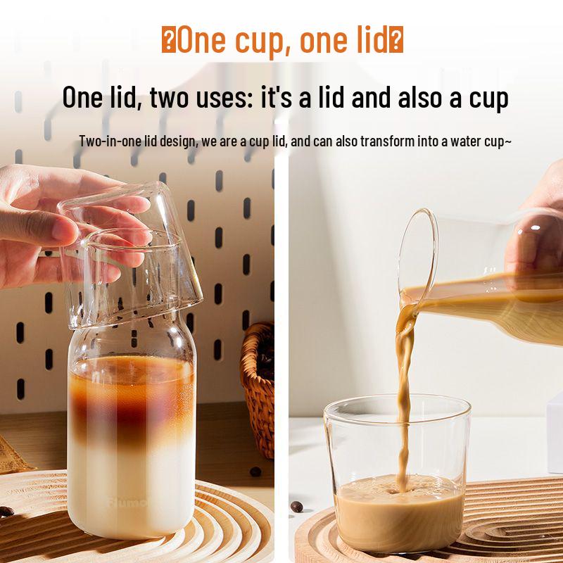 High Capacity Cold Brew Glass Pitcher - Heat Resistant & Food Grade 1-1.8L