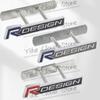 R Design Decoration Emblem 3D Sticker Metal Front Hood Grille Badge For Volvo S40 S60 S80 S90 V60 V40 XC40 XC60 XC90 XC70 V70 T6