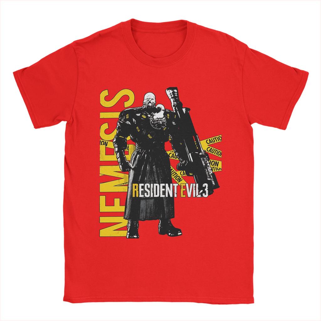 R3MAKE NEMESIS Residents Evils T Shirts for Men Cotton Funny TShirt Round Neck  Tee Shirt Short Sleeve Clothes Summer