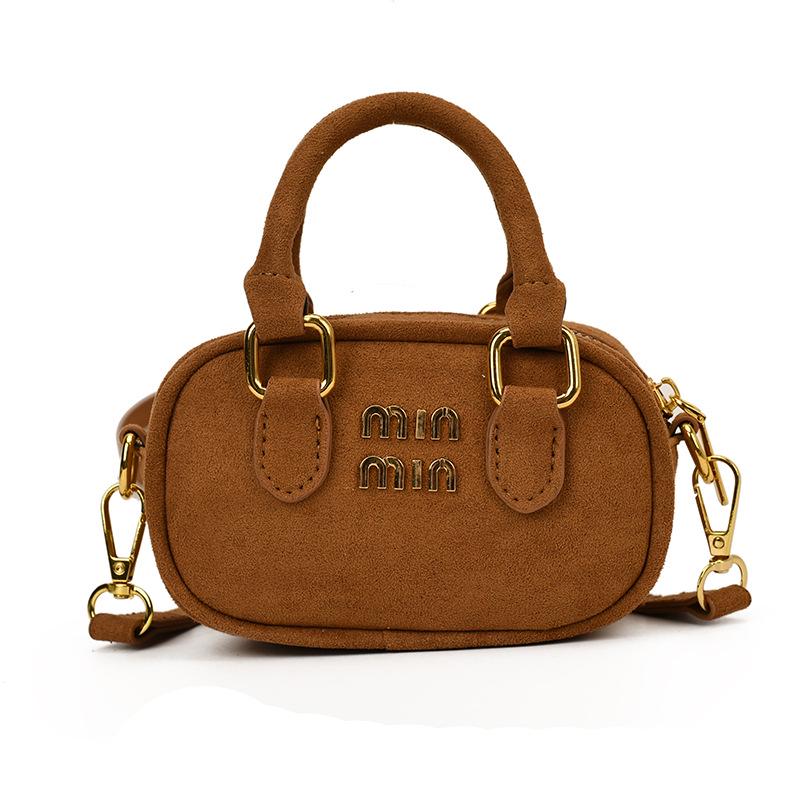 Korean Style Frosted Princess Crossbody Bag - Versatile Women's Shoulder Bag for Little Girls