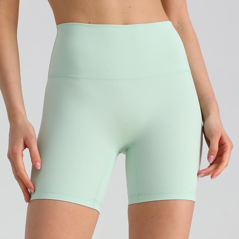 High Waist Butt-Lifting Yoga Shorts - Three-Quarter Length for Slimming and Fitness