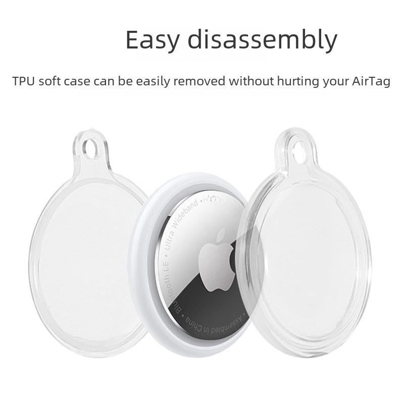 Universal Transparent Anti-Lost Tracker Keychain Case for Apple Airtag