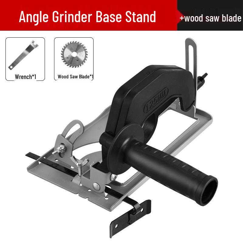 Electric Saw Slotting Base & Dust Cover for Angle Grinder Modification
