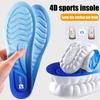 Solette sportive in lattice 4D Cuscinetti per scarpe super morbidi ad alta elasticità Cuscino deodorante antidolore Supporto per arco Solette da corsa Soletta per piede