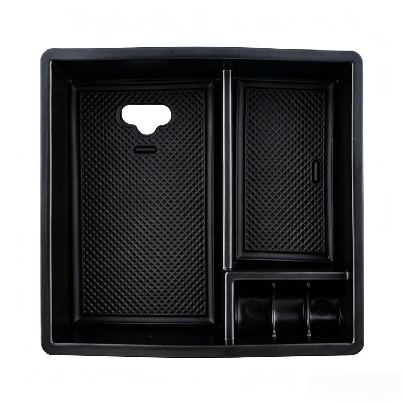 Car Armrest Storage Box for Toyota Fortuner HLUX 2004-2015 2015- Center Console Organizer Container Coin Tray Accessories