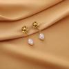 Pearl Mosquito Coil Disc Ear Clips: No-Pierce, Elegant French-Style Earrings for Women
