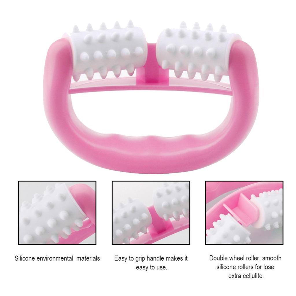 Massage Roller Remove Cellulite Muscle Soreness Face Lift Tools Mini Wheel Ball Beauty Massager for Full Body Calves Abdomen