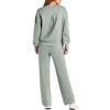 Women's 2 Piece Solid Color Casual Sportswear Long Pants Set