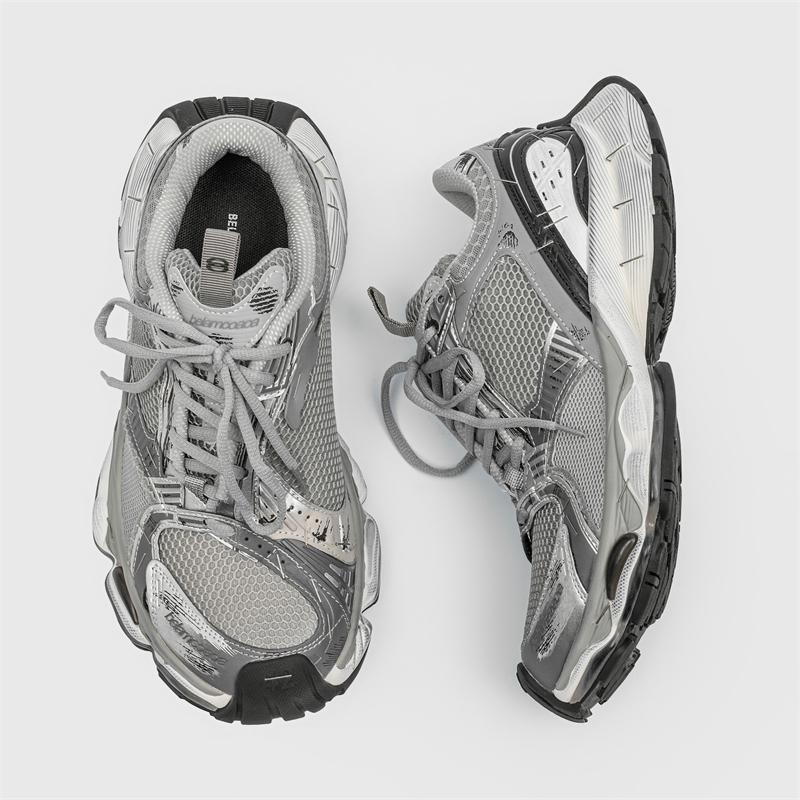 

Модная кожаная спортивная обувь Повседневная обувь для мужчин Модная обувь для платья Tenis De Hombre Мокасины Tenis Caballero Дизайнерские кроссовки 44 серый