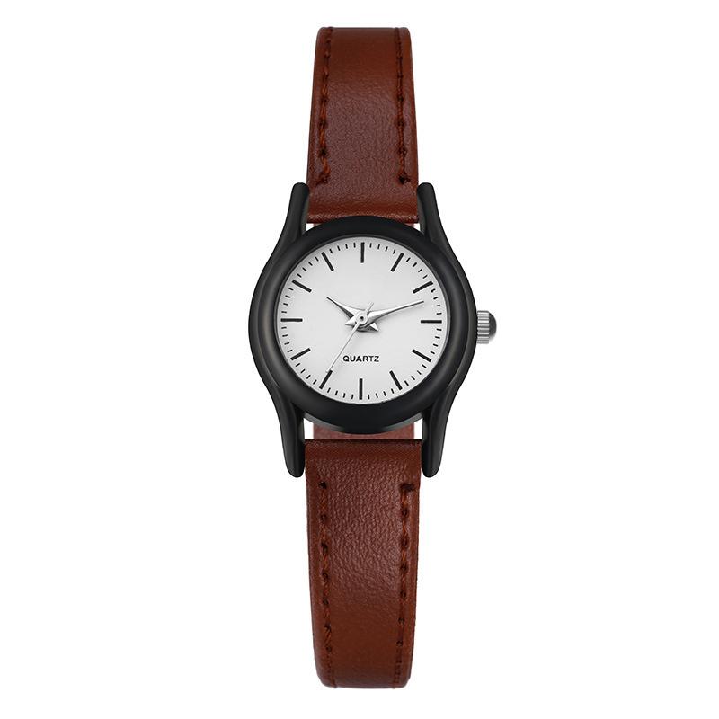 New Couples Watches Leather Strap Minimalist Fashion Quartz Wristwatches Multiple Colors for Loved Ones Gift Parejas Montre