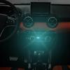 2Pcs USB LED Atmosphere Lights Mini Car Interior Accessories Ambient Lamp, Mini USB LED Decoration Night Light for All Car Interiors (ice Blue)