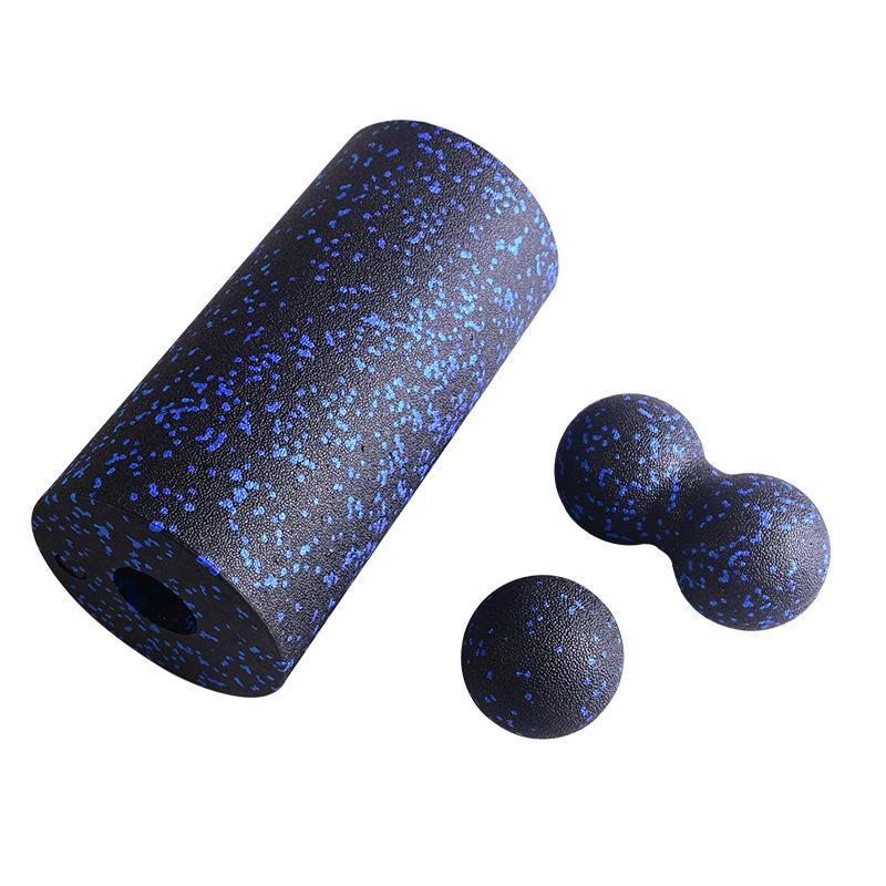 

Foam Roller & Massage Stick for Muscle Relaxation - Fitness Yoga Roller with Mace & Peanut Ball Yoga Column 3-Piece Set