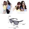 Charm Sunglasses Square Unisex Goggles UV400 Fashion Outdoor Black Lense Retro Sports