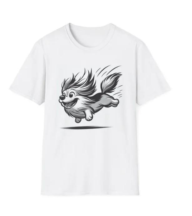 New T-Shirt Unisex Adorable Dog Graphic Tee, Perfect Gift for Dog Lovers, Fun