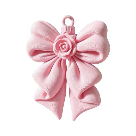3D Printed Rose Bow Keychain for Pendant Cute Bag