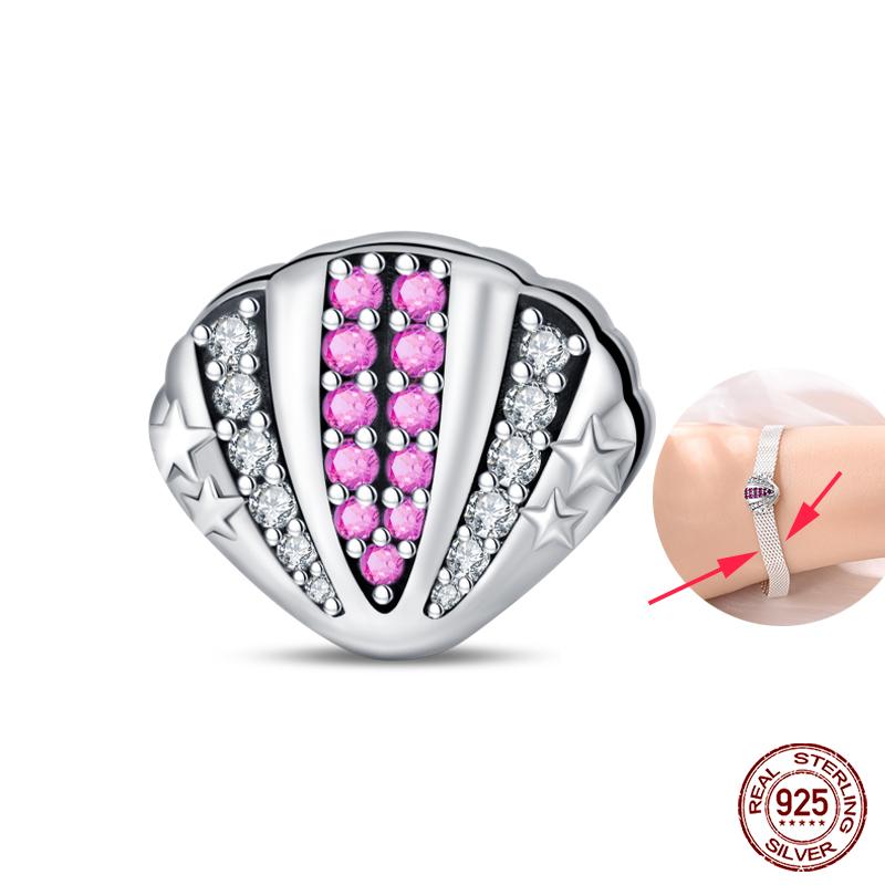 New Copper Heart Shaped Cat Claw Butterfly Four Leaf Clover Charms Beads Fit Qikaola Original Bracelets Diy Jewelry