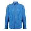 Mens Liam Embroidered Denim Point Collar Shirt