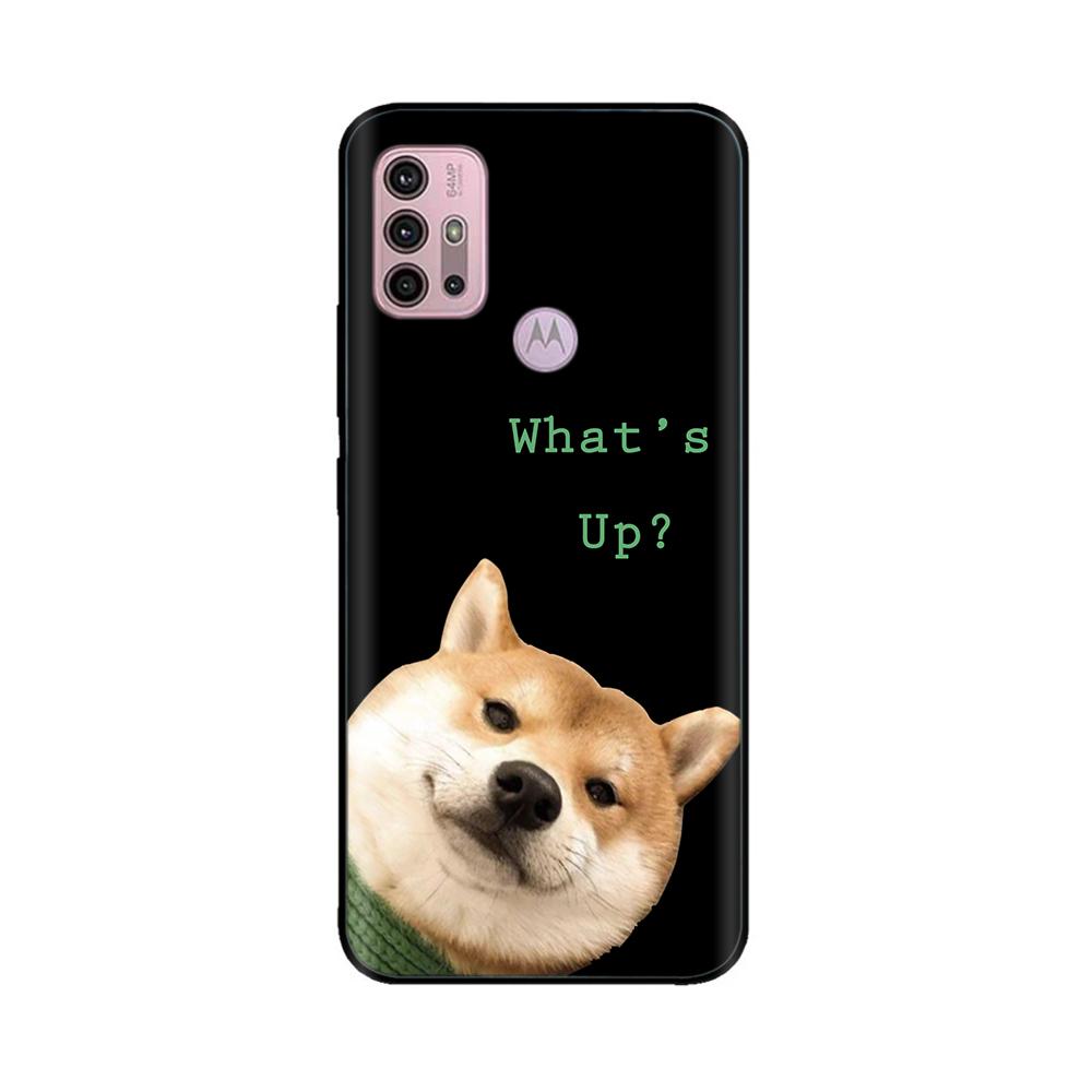 For Motorola Moto G20 Case XT2128-1 XT2128-2 Cover Cute Cartoon Painted Soft Silicone Phone Case For Moto G10 G30 G20 G60 Capa