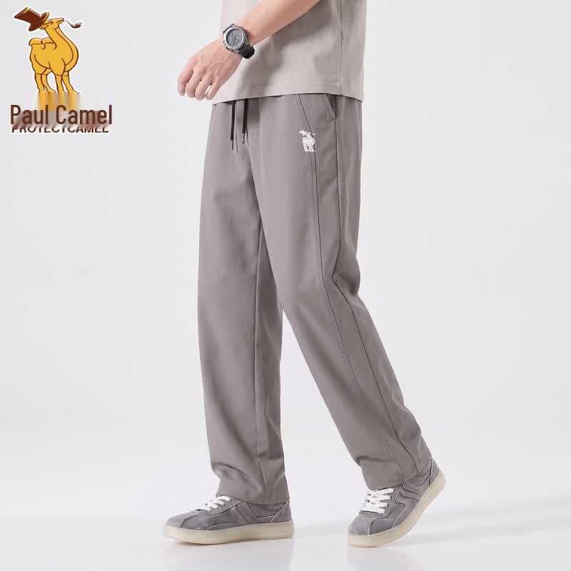 Paul Camel Men's Loose Straight Leg Casual Pants