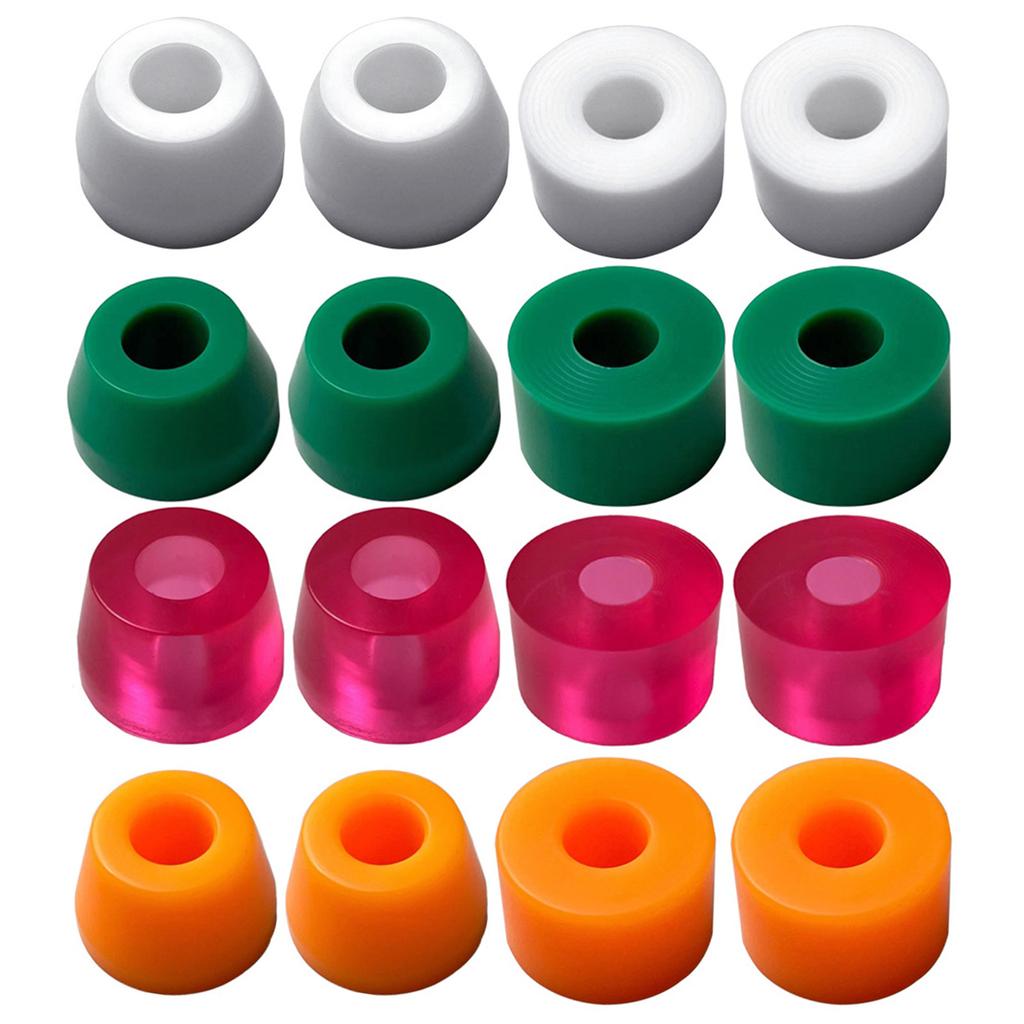 Skateboard Trucks Shocked Absorbers PU Vibration Dampeners Enhances Comfortable for Improved Control