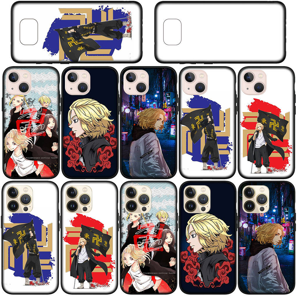 Cover for iPhone 17 16 15 Xiaomi Poco Redmi Note 14 13 12 11 Pro Max 9 16e Samsung Galaxy S25 S24 OPPO Huawei Tokyo Revengers Hinata Mikey Phone Case