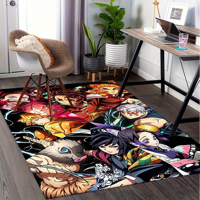 Office Carpet: Demon Slayer Theme Sofa Rug for Chair Protection