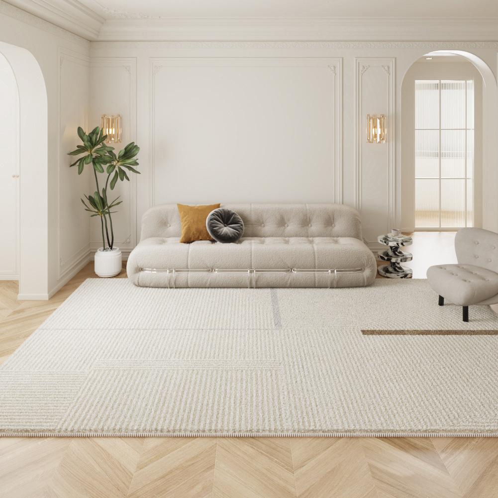Synthetic Cashmere Living Room Area Rug Cushion for Modern Minimalist Coffee Table Bedroom Complete Home Decoration