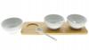 SAUCE BOATS, DIP CONTAINERS, 3-PIECE SET
