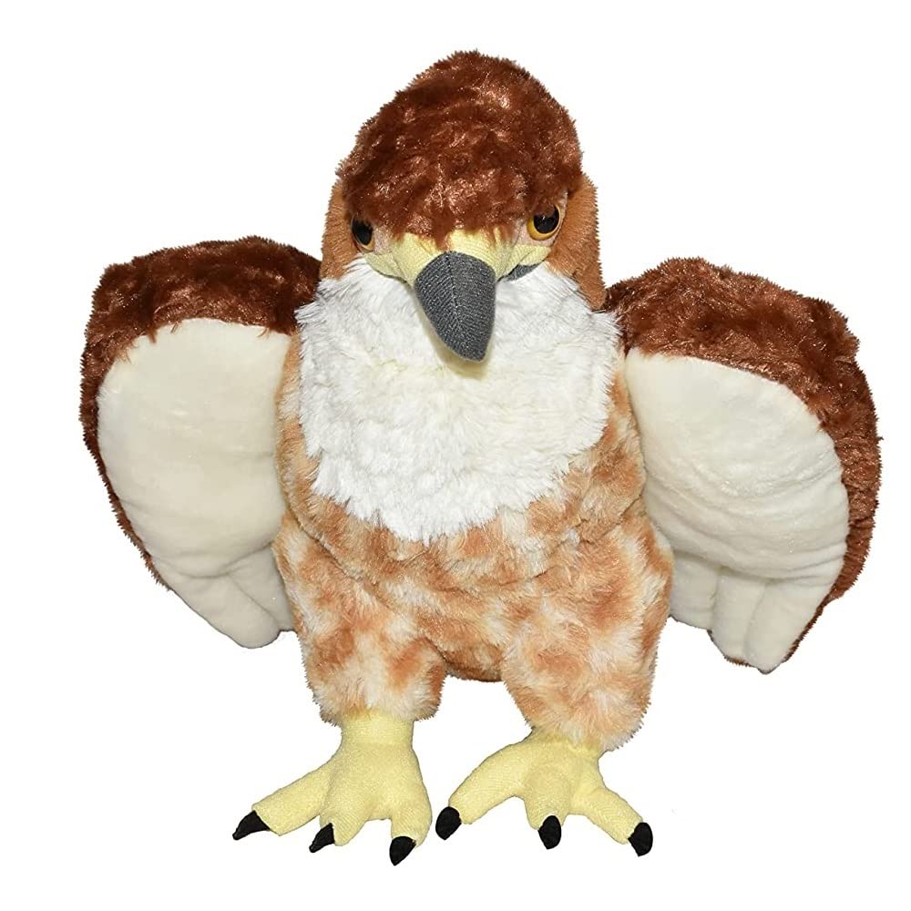 Wild Republic Hawk Plush W30 X D32 X H28cm Red-Tailed Toy, 12" (12316)