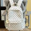 Schoolbag1011 New Korean Style High Aesthetic INS Cute Cute Pain Bag Fresh Polka Dot Academy Style Student Backpack