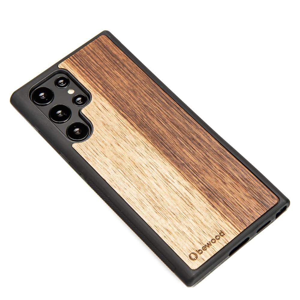 Wooden Case for Samsung Galaxy S22 Ultra mango