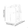 Business Backpack Oxford Cloth Work Bag for 16" Computer Airlines Office Travel