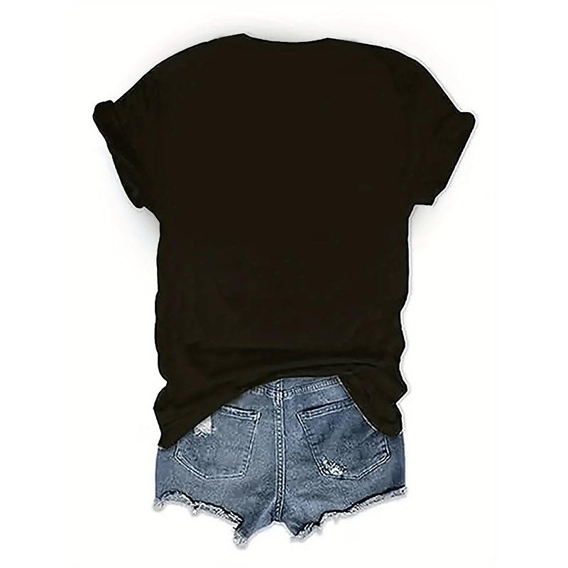 Women's Team Bride Victory Graphic Print Crew Neck Short Sleeve Bridesmaid Wedding Tee