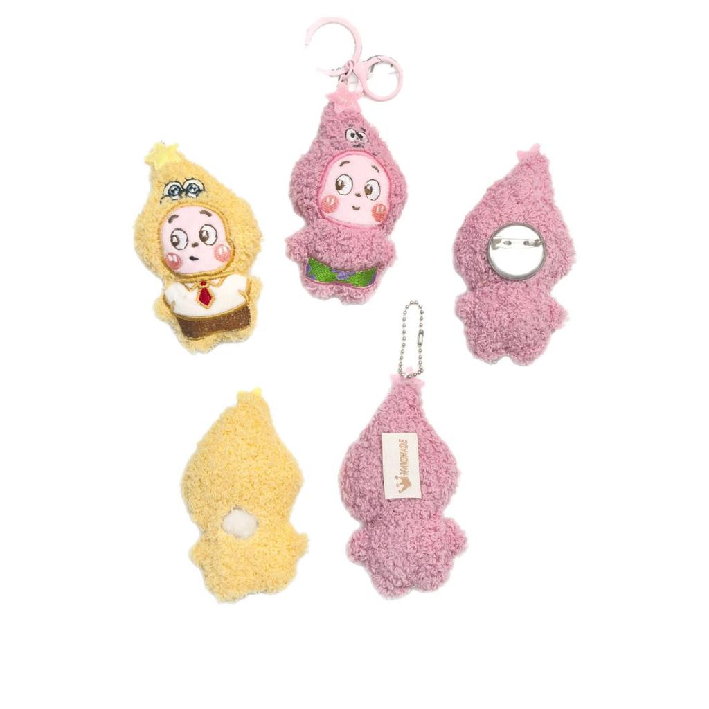 Starman Plush Pendant Hair Clip & Brooch Accessory