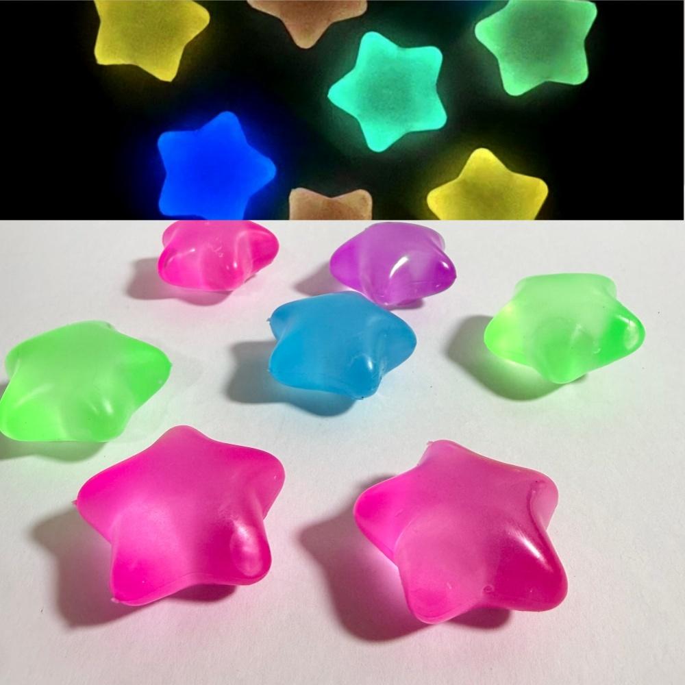 New Stress Relief Toy Luminous Stars Squeeze Toy Anti-Stress Toy Desk Fidget Toy For Friend Christmas Gift
